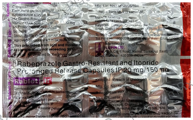 Rablet IT 150/20mg Capsule PR 10s