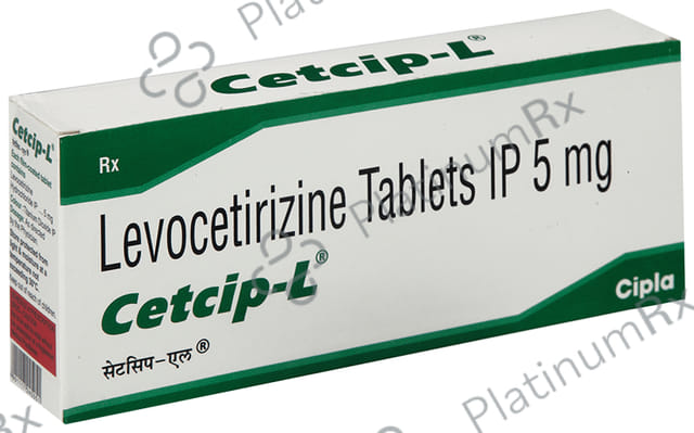Cetcip L 5mg Tablet 10s