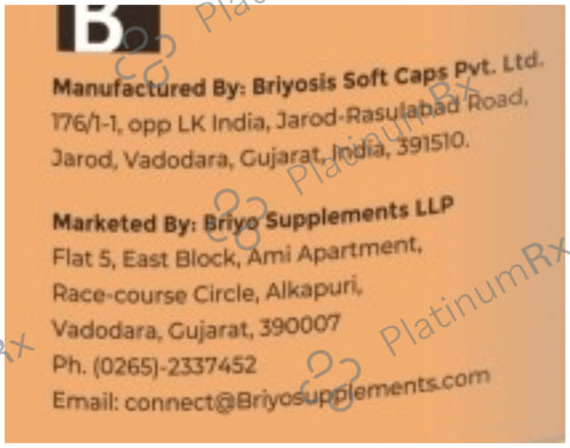 Briyo Vitamin D3 2000IU 90s