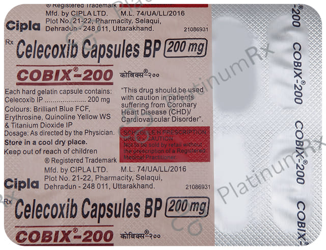 Cobix 200mg Capsule 10s