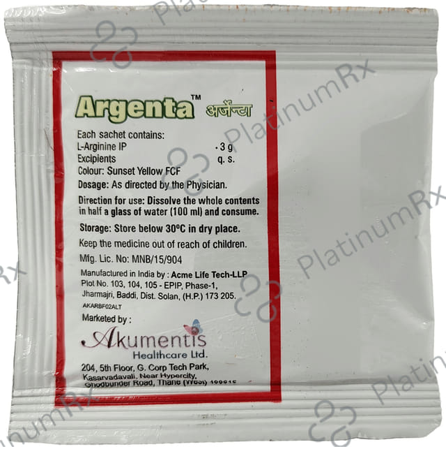 Argenta 3000mg Granules 8.5gm