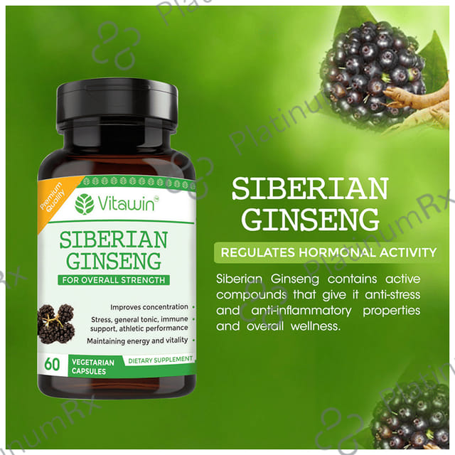 Vitawin Siberian Ginseng Vegetarian Capsule