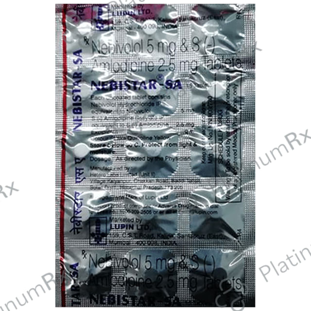 Nebistar SA 5/2.5mg Tablet 15s