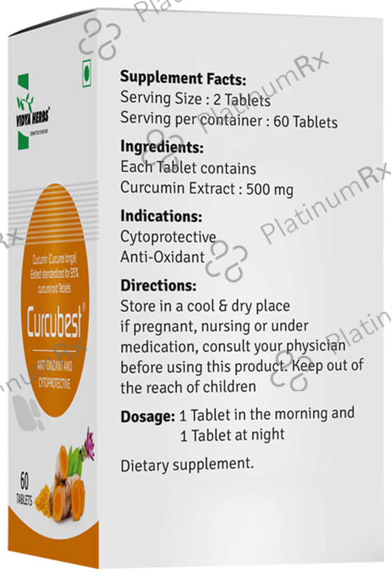 Vidya Herbs Curcubest Tablet