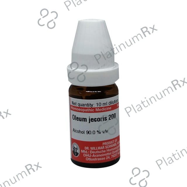 Dr Willmar Schwabe Germany Oleum Jecoris Dilution 200