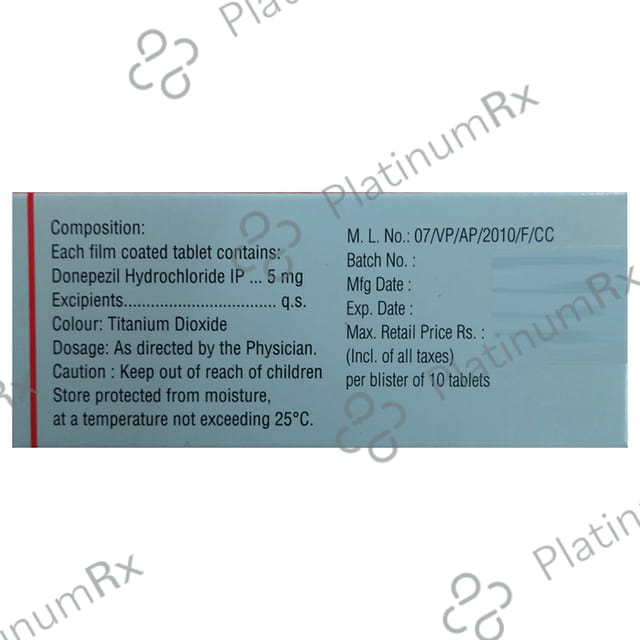 Aricep 5mg Tablet 10s