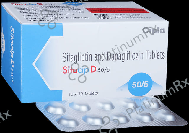 Sitacip D 5mg/50mg Tablet