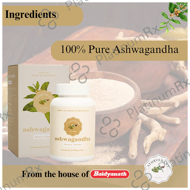 Baidyanath Ayuvedant Ashwagandha Tablet 60s