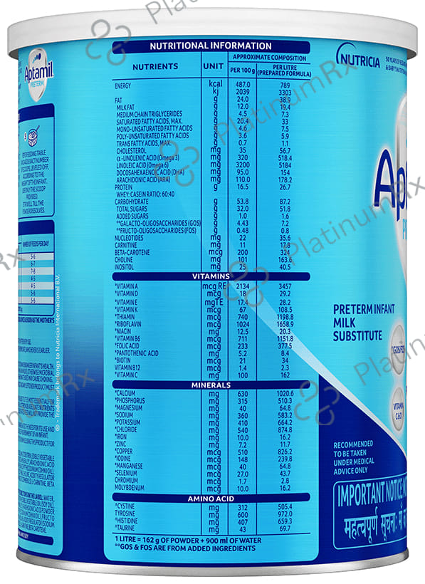 Aptamil Preterm Powder 400gm