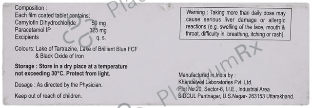 Bigspas P Tablet 50/325mg 10s
