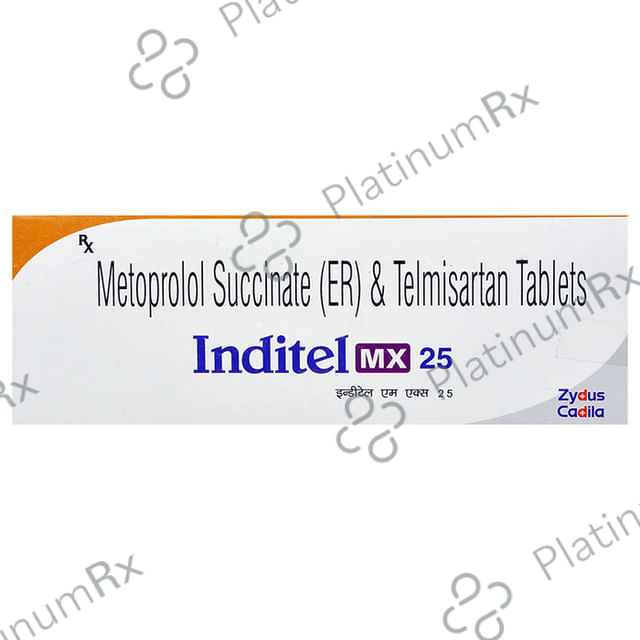 Inditel MX 40 mg/25 mg Tablet