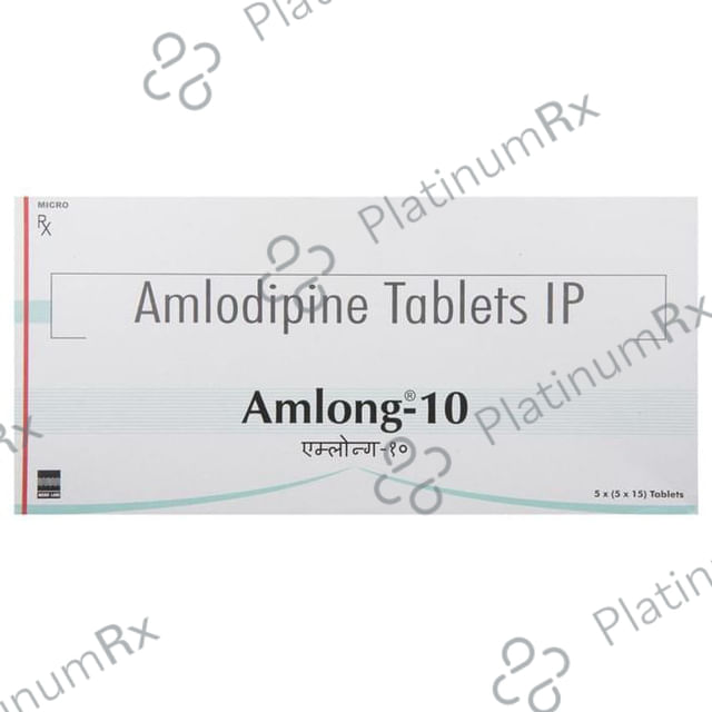 Amlong 10mg Tablet 15s