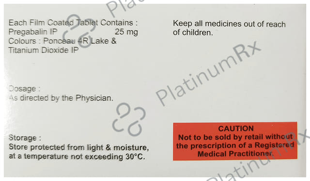 Pegnerve 25mg Tablet