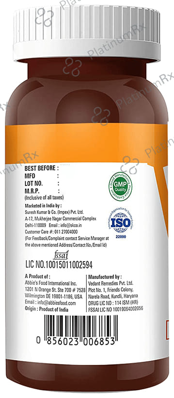 Abbie's Nutrition Plus Health Supplement Vitamin D3 60K Tablet 180s