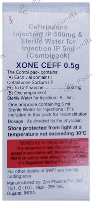 Xone Ceff 500mg Injection