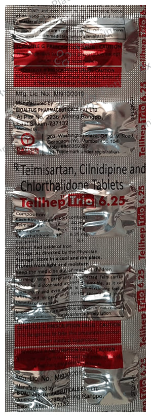 Telihep Trio 6.25 Tablet