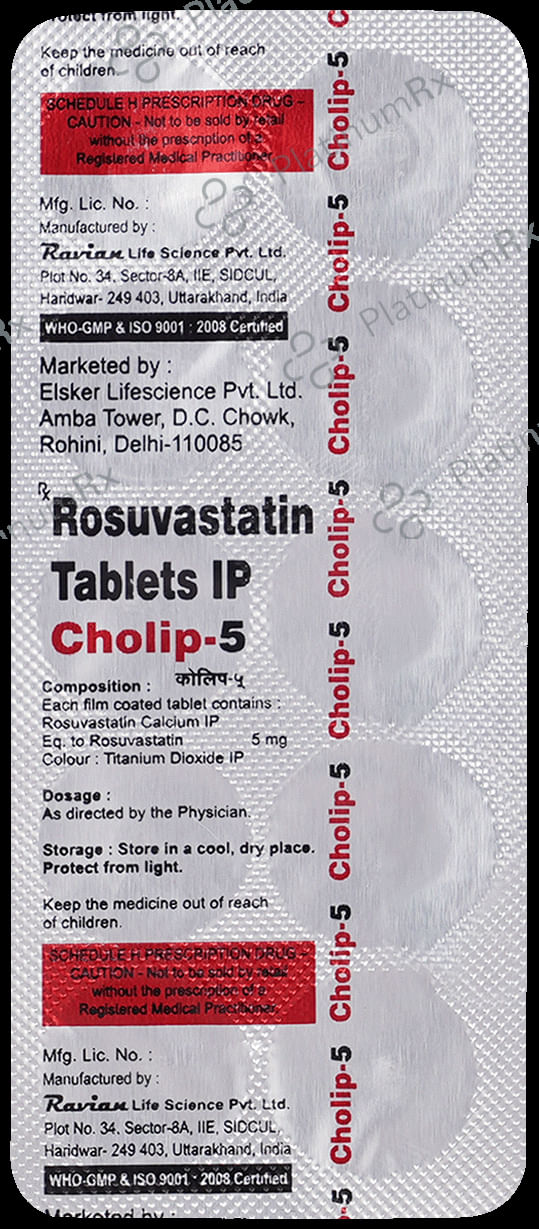 Cholip 5mg Tablet 10s