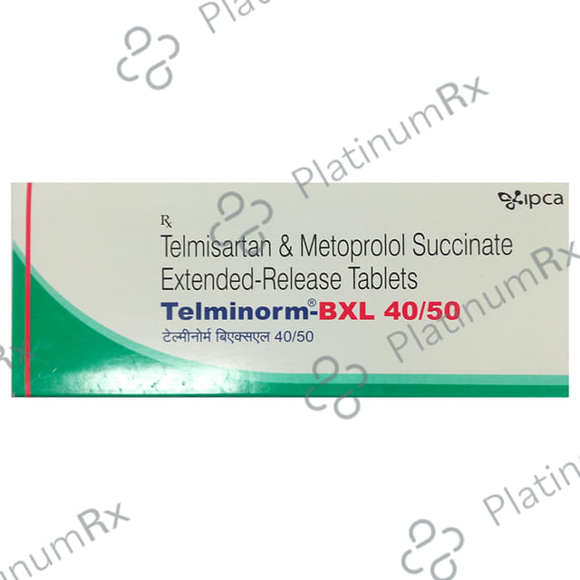 Telminorm Bxl 40/50mg Tablet ER 10s