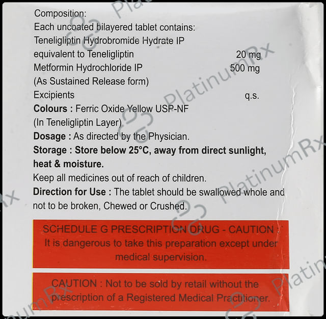 Welten M 500mg/20mg Tablet