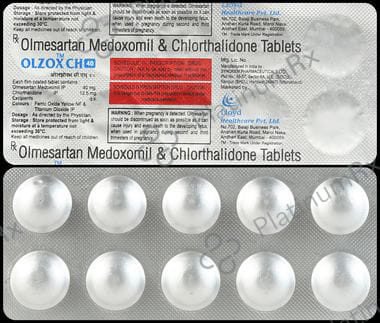 Olzox CH 40/12.5mg Tablet 10s