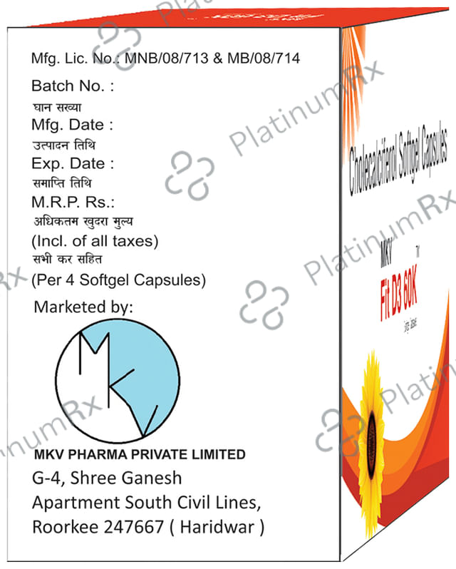 MKV Fit D3 60K Softgel Capsule