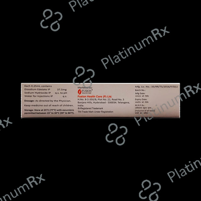 Edta Pfs Injection 1s
