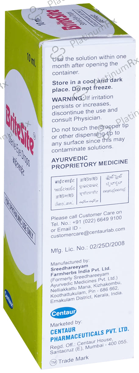 Britesite Eye Drop 10ml