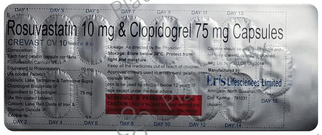 Crevast CV 10/75mg Capsule 15s