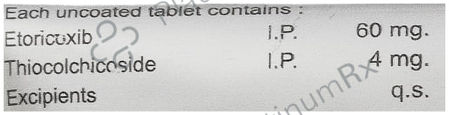Thiobit E 60mg/4mg Tablet