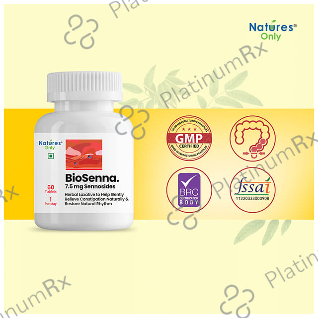 Natures Only Biosenna 7.5mg Tablet