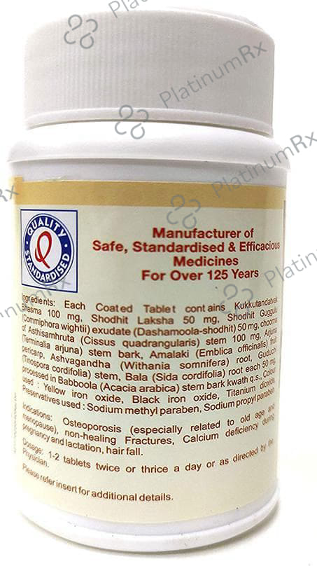 Dhootapapeshwar Asthiposhak Tablet 60 tablets