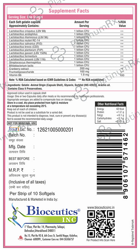 Fembiotic Softgel Capsule