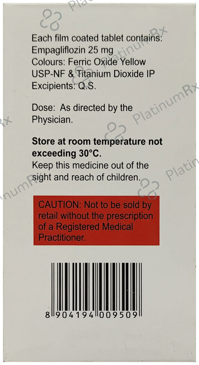 Empha 25mg Tablet 10s