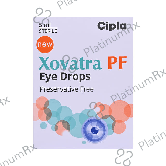 New Xovatra PF 0.004% Eye Drops 5ml