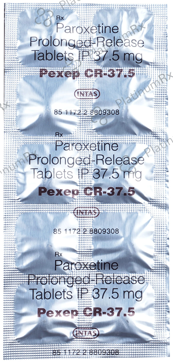 Pexep CR 37.5mg Tablet PR 10s