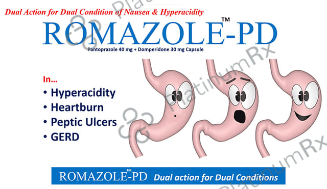 Romazole PD 30mg/40mg Capsule SR