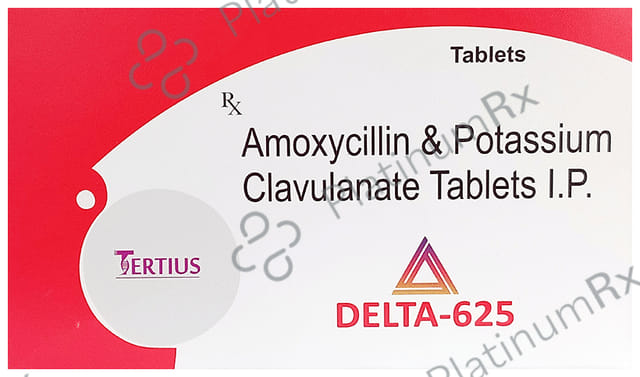 Delta 625 500/125mg Tablet 10s