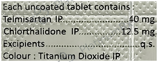 Telmopic CH 40mg/12.5mg Tablet