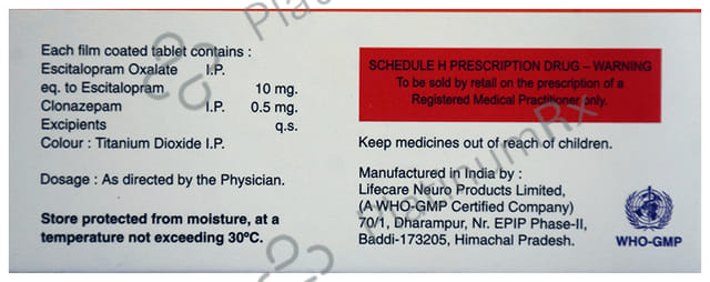 ES Forte 0.5/10mg Tablet 10s