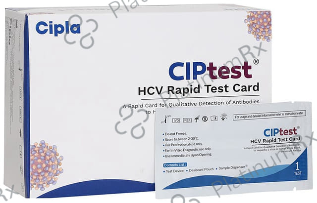 Ciptest HCV Rapid Test Card