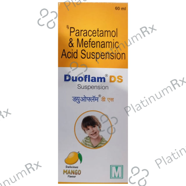Duoflam DS Oral Suspension Delicious Mango