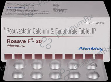 Rosave F 160/20mg Tablet 10s