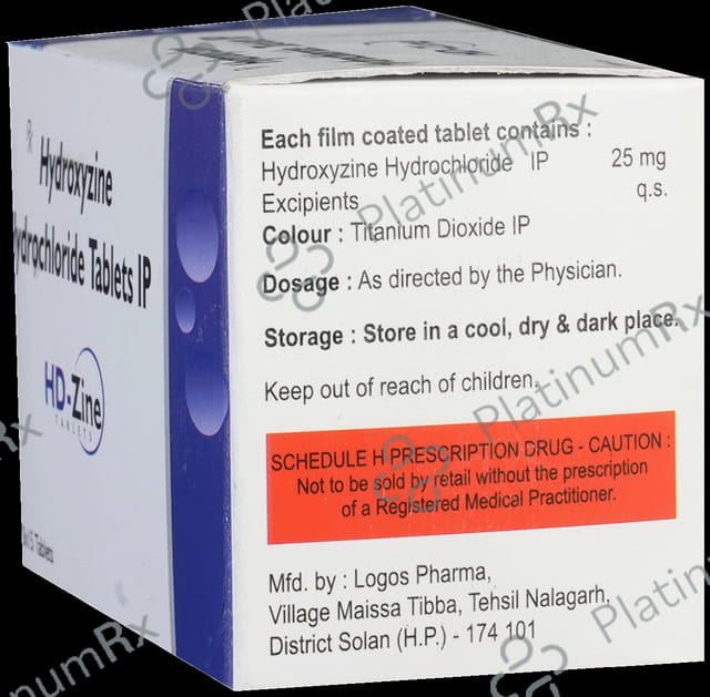 HD Zine 25mg Tablet