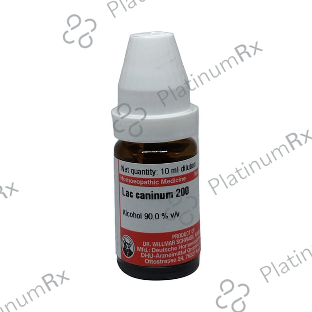 Dr Willmar Schwabe Germany Lac Caninum Dilution 200