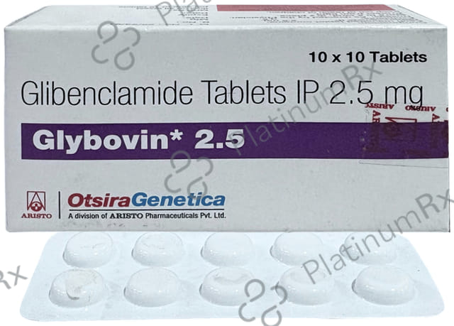 Glybovin 2.5mg Tablet 10s