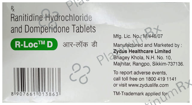 R Loc D 10/150mg Tablet 30s