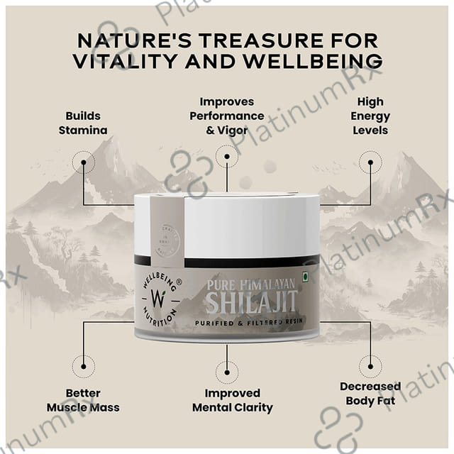 Wellbeing Nutrition Pure Himalayan Shilajit Resin