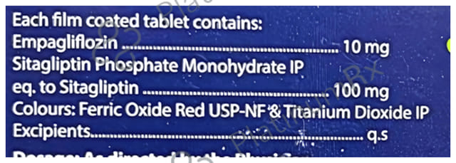 Gliempaflozin Sita 10/100mg Tablet 10s