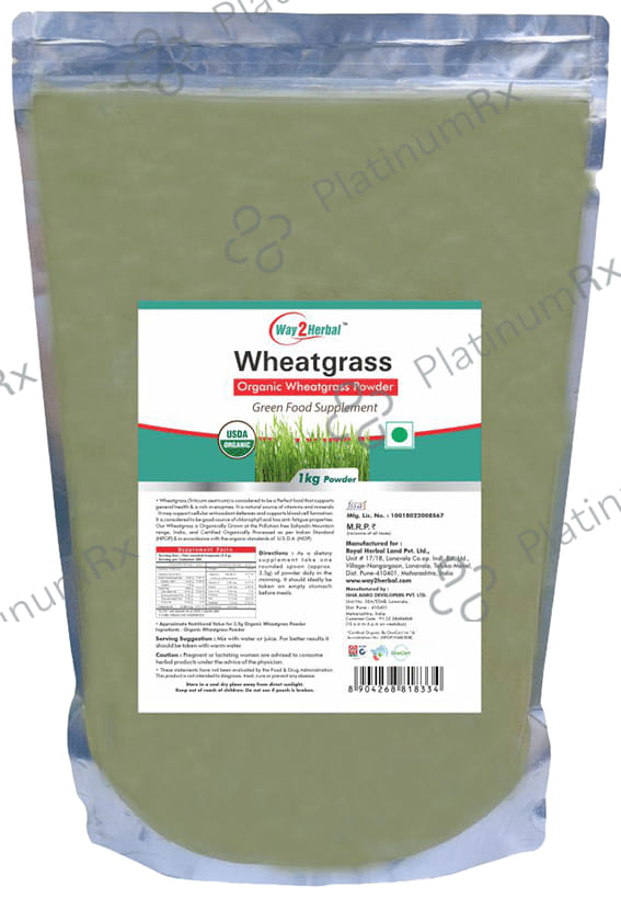 Way2Herbal Wheatgrass Powder 1 kg