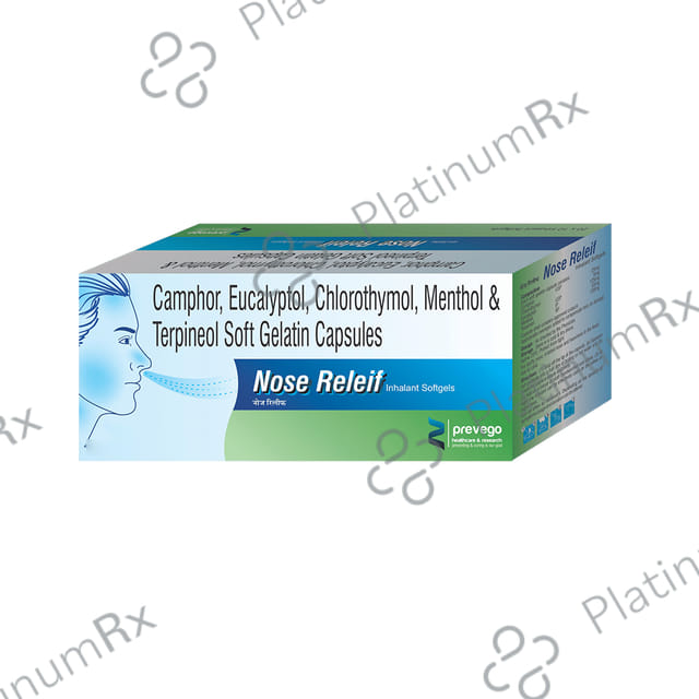 Nose Relief Inhalant Softgel Capsule 10s